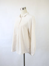 Lataa kuva Galleria-katseluun, Valkoinen kuviopintainen pusero L