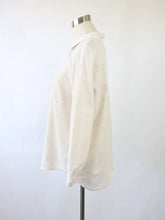 Lataa kuva Galleria-katseluun, Valkoinen kuviopintainen pusero L