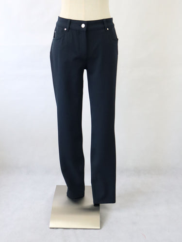 Ril's tummansiniset denim-housut 38
