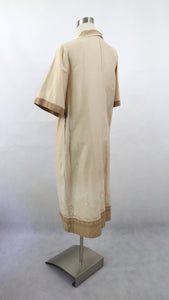 Beige kuviollinen paitamekko 46
