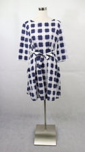 Lataa kuva Galleria-katseluun, Samuji Spring Summer 2013 sinivalkoinen puuvillamekko 44