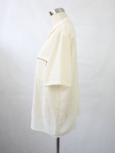 Lataa kuva Galleria-katseluun, Luonnonvalkoinen lyhythihainen paita 44