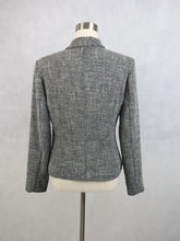 Lataa kuva Galleria-katseluun, Harmaa lyhyt tweedjakku S