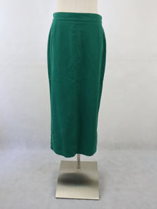 Unica Fashion Finland vihreä pitkä vetoketjullinen hame M