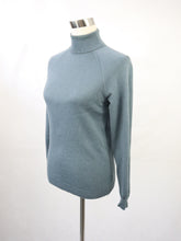 Lataa kuva Galleria-katseluun, Siniharmaa neulepusero XS
