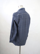 Lataa kuva Galleria-katseluun, Tummansininen raidallinen paitapusero S