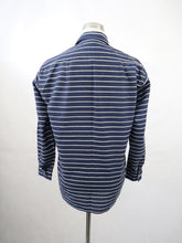 Lataa kuva Galleria-katseluun, Tummansininen raidallinen paitapusero S