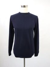 Lataa kuva Galleria-katseluun, Vuokko made in England sininen neulepaita puhdasta uutta villaa M
