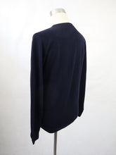 Lataa kuva Galleria-katseluun, Tummansininen neulepusero M