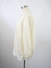 Lataa kuva Galleria-katseluun, Luonnonvalkoinen puhvihihainen tunika S