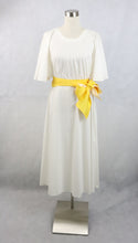 Lataa kuva Galleria-katseluun, Valkoinen kellohelmainen mekko XS