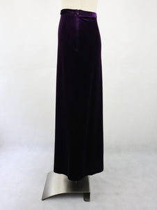 Violetti kimalteleva pitkä hame 34
