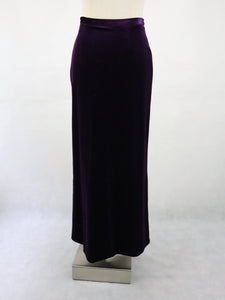 Violetti kimalteleva pitkä hame 34