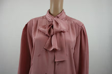 Lataa kuva Galleria-katseluun, Vaaleanpunainen puhvihihainen pusero C36