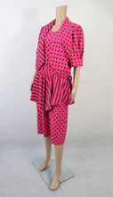 Lataa kuva Galleria-katseluun, Pinkki kuviollinen mekko 40