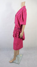 Lataa kuva Galleria-katseluun, Pinkki kuviollinen mekko 40