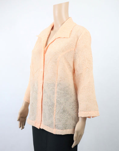 Carolin Muoti-hovi persikanvärinen pusero 42