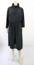 Lataa kuva Galleria-katseluun, Finnwear musta kotimainen vintage mekko M