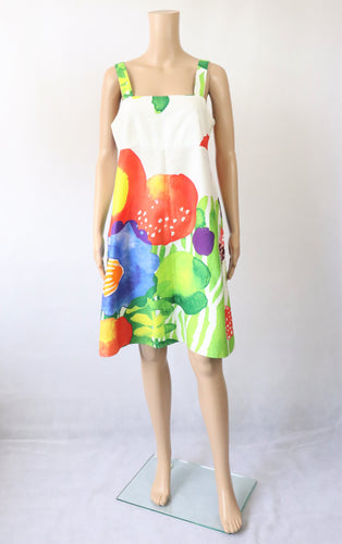 Marimekko Mika Piirainen värikäs puuvillamekko 40