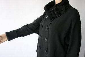 Musta lyhyt jakku L