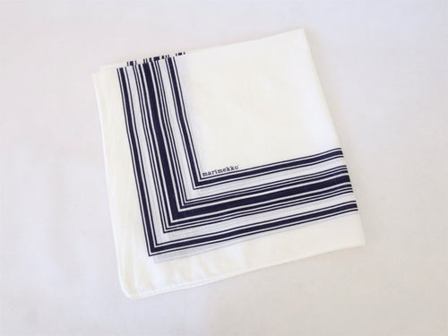 Marimekko sinivalkoinen vintage huivi