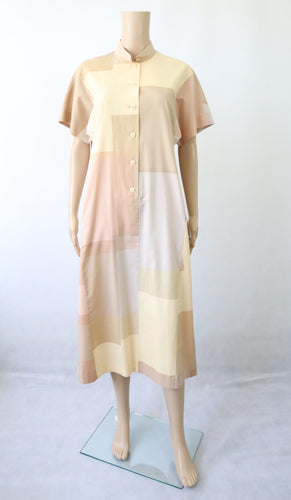 Marimekko vaaleasävyinen kotimainen vintage paitamekko 38
