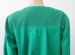 Vihreä pusakkamallinen takki S
