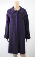 Marimekko Ritva Falla violetti villakangastakki S