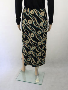 Kuviollinen trikoohame 38