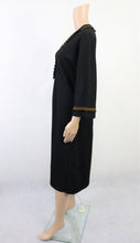 Lataa kuva Galleria-katseluun, Musta kaftaanityylinen mekko 42