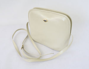 P.T. Design luonnonvalkoinen kotimainen vintage laukku