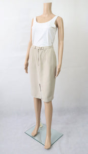 Harmaanbeige kapea hame C36