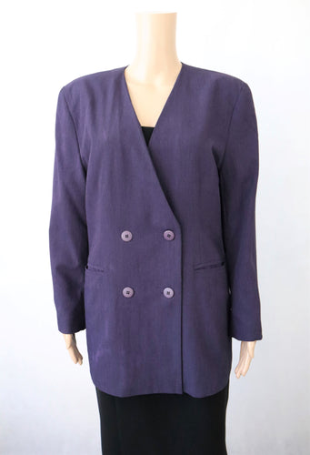 Pola violetti kotimainen vintage bleiseri C38