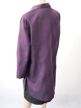 Lataa kuva Galleria-katseluun, Violetti pitkä kauluspusero XL