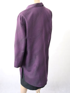 Violetti pitkä kauluspusero XL