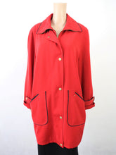 Lataa kuva Galleria-katseluun, Suoma punainen kotimainen vintage takki 40
