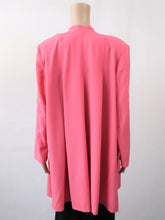 Lataa kuva Galleria-katseluun, Vadelmanpunainen viittamainen takki L