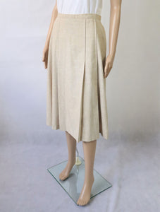 Beige vekkihelmainen hame D42